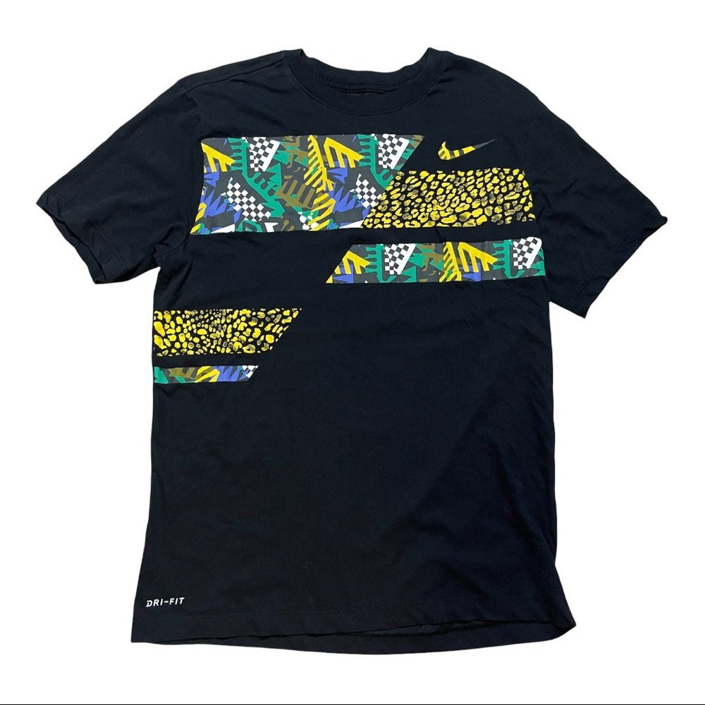 NIKE Dri-Fit Jungle MultiColor The Nike Tee Shirt Small S